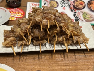 名物「伝串」のピラミッド!!