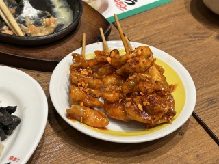 辛いバージョンの「伝串」もあります!